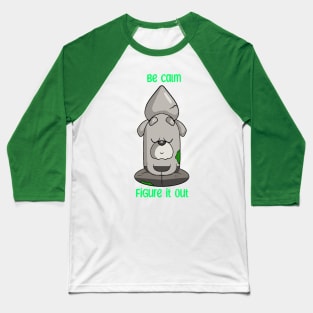 Meditation Gnome Baseball T-Shirt